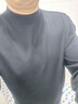 布先生明星同款秋冬季可機洗純羊毛衫男士毛衣 鋼琴黑 XL-180 曬單實(shí)拍圖