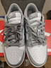 耐克男子膠底低幫運動(dòng)鞋春季板鞋平底復古NIKE DUNK LOW HF5441 105白/淺煙灰/白 42 曬單實(shí)拍圖