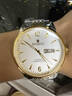 勞力士王子瑞士手表男士全自動(dòng)機械表進(jìn)口簡(jiǎn)約防水商務(wù)超薄金表十大名牌男表 R3260間金白面-官方標配 原裝進(jìn)口 40mm 直徑 曬單實(shí)拍圖