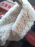 361°韓版冬季保暖圍巾女仿兔毛交叉圍脖可愛(ài)保暖加厚百搭護頸防風(fēng)圍巾 象牙白【仿兔毛加絨加厚】 曬單實(shí)拍圖
