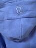 lululemon丨Scuba 女士超寬松款拉鏈連帽衫 LW3HTLS 塵霧紫 XS /S 曬單實(shí)拍圖