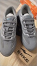 鴻星爾克逍游2.0男鞋秋季新款運動(dòng)鞋軟彈厚底老爹鞋舒適男子休閑慢跑鞋 鋼灰色/深冷灰 42 曬單實(shí)拍圖