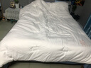 LOVO羅萊家紡 100%純澳州羊毛加厚冬被芯子抗菌200*230cm白 曬單實(shí)拍圖