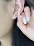 戚小米S999純銀蝴蝶結耳釘女養耳洞足銀耳環(huán)洗睡免摘耳針?lè )蓝裸y耳飾品 蝴蝶結耳釘一對【999足銀】 曬單實(shí)拍圖