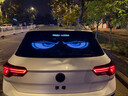FOLOMODO惡魔之眼LED顯示屏眨眼燈轎車(chē)SUV大貨車(chē)卡車(chē)前檔后窗動(dòng)態(tài)表情車(chē)貼 轎車(chē)/SUV前擋適用【兩個(gè)大號】惡魔之眼 曬單實(shí)拍圖
