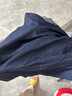 茵曼（INMAN）2025秋冬女裝新款復古格紋拼接翻領(lǐng)牛仔短外套百搭寬松上衣 深牛仔藍 S 曬單實(shí)拍圖