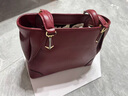 愛(ài)馬仕（HERMES）真皮女包2024新款軟皮包包女士單肩包大容量休閑媽媽包牛皮手提包 紫紅色 頭層牛皮 曬單實(shí)拍圖