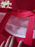 八海鳥(niǎo)新年無(wú)紡布手提袋加厚覆膜環(huán)保袋春節送誕禮物喜慶禮品袋紅色 曬單實(shí)拍圖