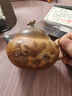 婉君壺宜興原礦紫砂壺高溫段泥手工紫砂壺茶具家用葫蘆紫砂壺 葫蘆壺高溫段泥 260ml 曬單實(shí)拍圖