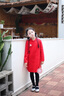 巴拉巴拉童裝兒童連衣裙女童拜年服2025年新款春裝新中式紅色裙子吉祥好運(yùn) 中國紅60611 130 曬單實(shí)拍圖