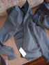 皮爾卡丹純棉運動(dòng)套裝男士秋冬季加絨加厚連帽開(kāi)衫衛衣大碼寬松跑步兩件套 5855深灰加毛絨束腳套裝 2XL 140-155斤 曬單實(shí)拍圖