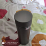 京東京造 純鈦保溫杯 茶水分離【內外純鈦】咖啡男女士水杯子 灰色 470ml 曬單實(shí)拍圖