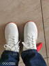 李寧（LI-NING）太極鞋新款軟皮輕質(zhì)透氣防滑牛筋底男女晨練表演八段錦武術(shù)運動(dòng)鞋 ADBC012-1白色【經(jīng)典訓練款】 38 曬單實(shí)拍圖