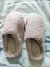 MIEHONE日本情侶款棉拖鞋男士女士冬季毛絨棉鞋家居室內防滑拖鞋月子鞋冬 櫻花粉【防滑保暖】 36-37 曬單實(shí)拍圖