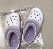 卡駱馳（CROCS）秋冬新品休閑鞋秋冬洞洞鞋貝雅暖絨暖棉|206633 冬日白-11S (建議買(mǎi)大一碼) 40 (250mm) 曬單實(shí)拍圖