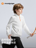 moodytiger男童polo衫透氣柔軟春秋款兒童長(cháng)袖T恤上裝插肩袖戶(hù)外休閑運動(dòng)衣 曬單實(shí)拍圖