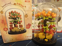 夢(mèng)泡積木花束永生花積木女神節立體小擺件送女生日禮物高顏值拼裝積木 橘子樹(shù) 送展示罩+積木底座+氛圍燈光-DIY 曬單實(shí)拍圖