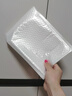 復合珠光膜氣泡信封袋白色加厚快遞氣泡袋防水防震泡沫打包裝定制 珠光膜 白色 23*30+4CM（60只） 曬單實(shí)拍圖
