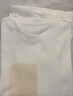 拇指白小T熱力加厚加絨長(cháng)袖T恤秋冬新款保暖百搭打底衫 男款白色 L 曬單實(shí)拍圖
