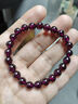 石玥珠寶收藏級7-8mm巴西紫牙烏石榴石手鏈轉運珠天然手串男女士款禮物 曬單實(shí)拍圖
