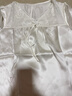 美標（MEIBIAO）送老婆商場(chǎng)同款真絲睡衣女春秋100%桑蠶絲綢性感可外穿家居服夏 白色 L (165) 曬單實(shí)拍圖