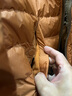 馬登工裝美式輕薄立領(lǐng)排骨羽絨服男春冬保暖內膽短款羽絨夾克男士外套 臟橘色 【帶帽/寬松/三防面料/連帽羽絨服/男上裝】 S 曬單實(shí)拍圖