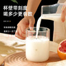 富光高硼硅玻璃杯花茶杯子單層果汁杯牛奶杯帶把帶刻度水杯男女 曬單實(shí)拍圖