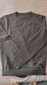 MARKLESS毛衣男士秋冬季保暖圓領(lǐng)針織衫休閑內搭套頭打底衫0710 煙灰色 L  曬單實(shí)拍圖