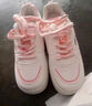 鴻星品品牌斷碼2025小白鞋秋冬季百搭休閑鞋學(xué)生運動(dòng)板鞋老爹鞋 粉色【皮面款升級款】 38 曬單實(shí)拍圖