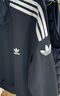 adidas復古風(fēng)針織休閑運動(dòng)立領(lǐng)夾克外套女秋季阿迪達斯官方三葉草   黑色（推薦選大一碼）   L 曬單實(shí)拍圖