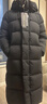 CLARKE QUEEN95%白鵝絨羽絨服女長(cháng)款過(guò)膝2025新款寬松加厚外套潮 黑色 XS (160) （80-115斤卡碼拍?。?曬單實(shí)拍圖