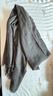 旅峰純色棉麻圍巾春秋薄款日系百搭披肩遮陽(yáng)頭巾文藝女士冬季旅游絲巾 深灰 曬單實(shí)拍圖