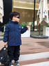 KATULANMAO男童沖鋒衣三合一可拆卸秋冬款2025新款冬季中大兒童冬裝外套潮 藏青色夾棉三合一 160 曬單實(shí)拍圖