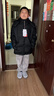 鴨鴨童裝兒童羽絨服男童中長(cháng)款2024新款中大童洋氣冬季外套 黑色 160 曬單實(shí)拍圖