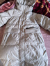 雪中飛【鵝絨】秋冬新款時(shí)尚百搭大口袋反復袖口長(cháng)款連帽女式羽絨服女 石竹灰|8080 S 160/84A 曬單實(shí)拍圖