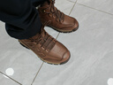 駱駝牌 戶(hù)外男鞋雪地靴耐磨防滑登山鞋保暖棉鞋 P14W307618 棕色 42 曬單實(shí)拍圖