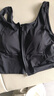 范斯蒂克（vansydical）運動(dòng)內衣前置拉鏈女高強度跑步防震防下垂文胸健身背心外穿瑜伽服 黑色 FBF2214607 L 曬單實(shí)拍圖