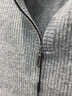 喬沃（JOW）【軟糯100%綿羊毛】加厚半高拉鏈領(lǐng)休閑羊毛衫男秋冬通勤休閑毛衣 曬單實(shí)拍圖