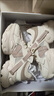 百麗（Belle）透氣拼接老爹鞋女商場(chǎng)款增高厚底鞋D5D2DBM5 米色 38 (240mm) 曬單實(shí)拍圖