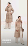 波司登（BOSIDENG）25新款鵝絨羽絨服商場(chǎng)熱賣(mài)同款女中厚過(guò)膝長(cháng)款修身連帽外套 【店長(cháng)推薦】凝脂白8513 XL 175/96A 體重約130-140斤 曬單實(shí)拍圖