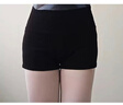 艾舞戈成人舞蹈練功褲女高腰四角短褲彈力芭蕾舞褲子 黑色 L碼 曬單實(shí)拍圖