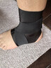Jherz日本進(jìn)口護腳踝繃帶護具輕薄防崴腳扭傷套男女韌帶腳腕傷后固定套 黑色【輕薄升級款】 L（一只） 曬單實(shí)拍圖
