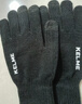 卡爾美（KELME）騎行手套男毛線(xiàn)手套冬季保暖手套防寒觸屏手套跑步運動(dòng)訓練 黑色  曬單實(shí)拍圖
