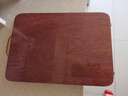 雙槍紅檀木砧板抗裂防霉切菜板實(shí)木家用廚房案板面板菜墩45*30*2.5cm 曬單實(shí)拍圖