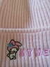 Hello Kitty兒童帽子男女童冬季加厚護耳帽百搭網(wǎng)紅針織帽 ZM7013粉色  曬單實(shí)拍圖