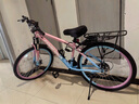 永久山地自行車(chē)成人山地車(chē)學(xué)生鋁合金變速油碟剎內走線(xiàn)男女士單車(chē)賽車(chē) 輻條/炫彩粉【京倉發(fā)貨 當/次日達】 26寸【適合：155-185cm】 24速【定位變速器】 曬單實(shí)拍圖