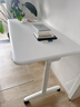 9am智能電動(dòng)升降桌Luna小白桌 站立式電腦桌學(xué)習桌 噴粉板白色 1.4m 曬單實(shí)拍圖