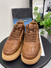 奧康潮流男鞋冬季中幫板鞋男2025輕便新款男士休閑鞋子戶(hù)外運動(dòng)工裝鞋 栗子褐 【運動(dòng)鞋碼】 41 曬單實(shí)拍圖