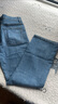 優(yōu)衣庫合作款女裝直筒牛仔褲/水洗產(chǎn)品休閑褲子25春夏新款476209 65 寶藍色 25 /160/64A 曬單實(shí)拍圖