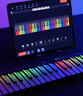 音樂(lè )密碼智能鍵盤(pán)自動(dòng)擋鋼琴智能彩虹琴便攜電子鋼琴新手兒童成人MIDI鍵盤(pán) 曬單實(shí)拍圖